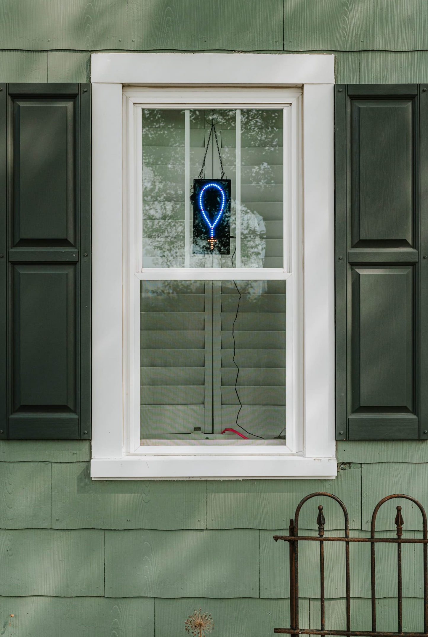 Window Lighted Rosary